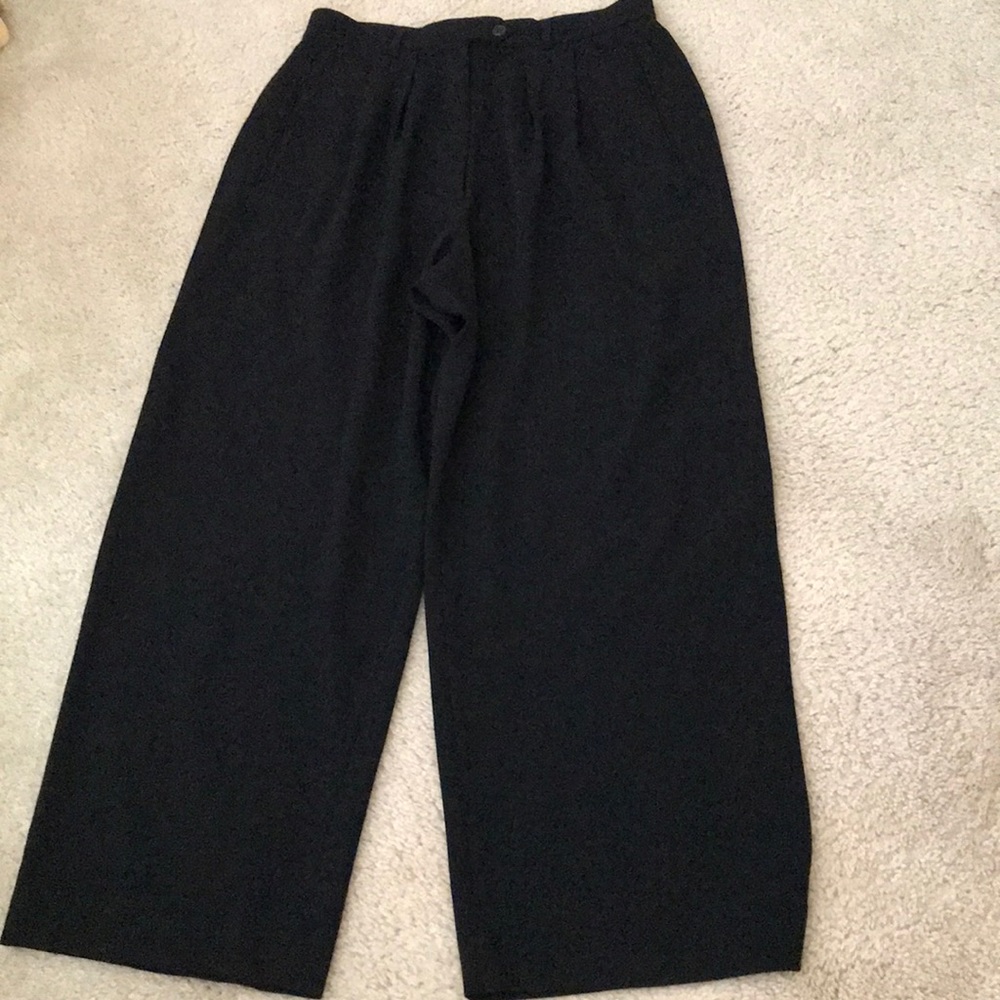 Vintage Armani Black Label Pleated Trousers
